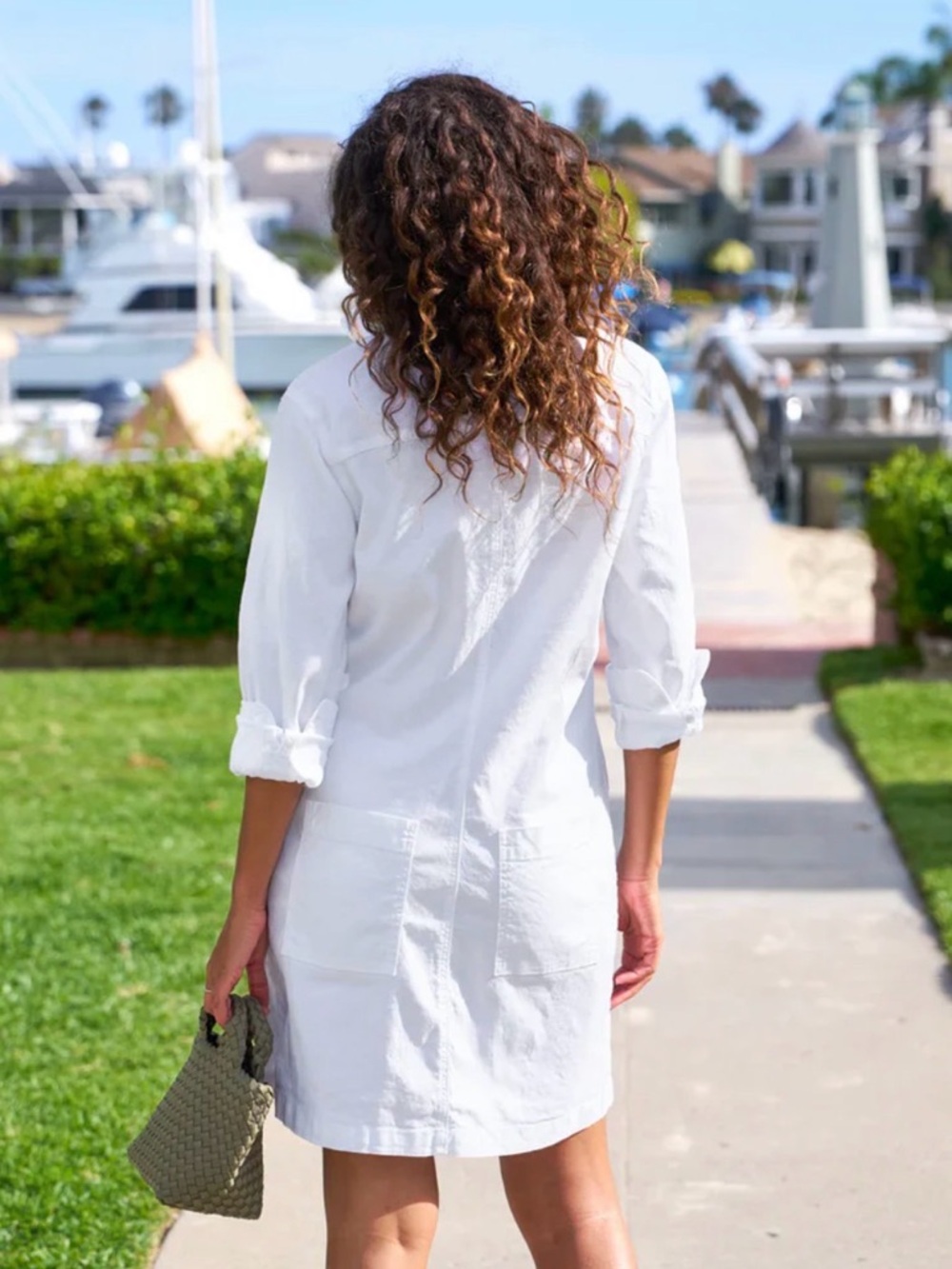 SzM Frank & Eileen White Southern Ireland Utility Dress - Picture 7 of 7